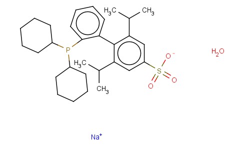 2'-DICYCLOHEXYLPHOSPHINO-2,6-DI-I-PROPYL-4-SULFONATO-1,1'-BIPHENYL HYDRATE SODIUM SALT